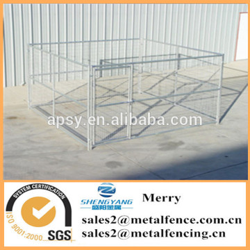 12&#39;X12 &#39;grande tubo de aço galvanizado soldada malha canil dog canil